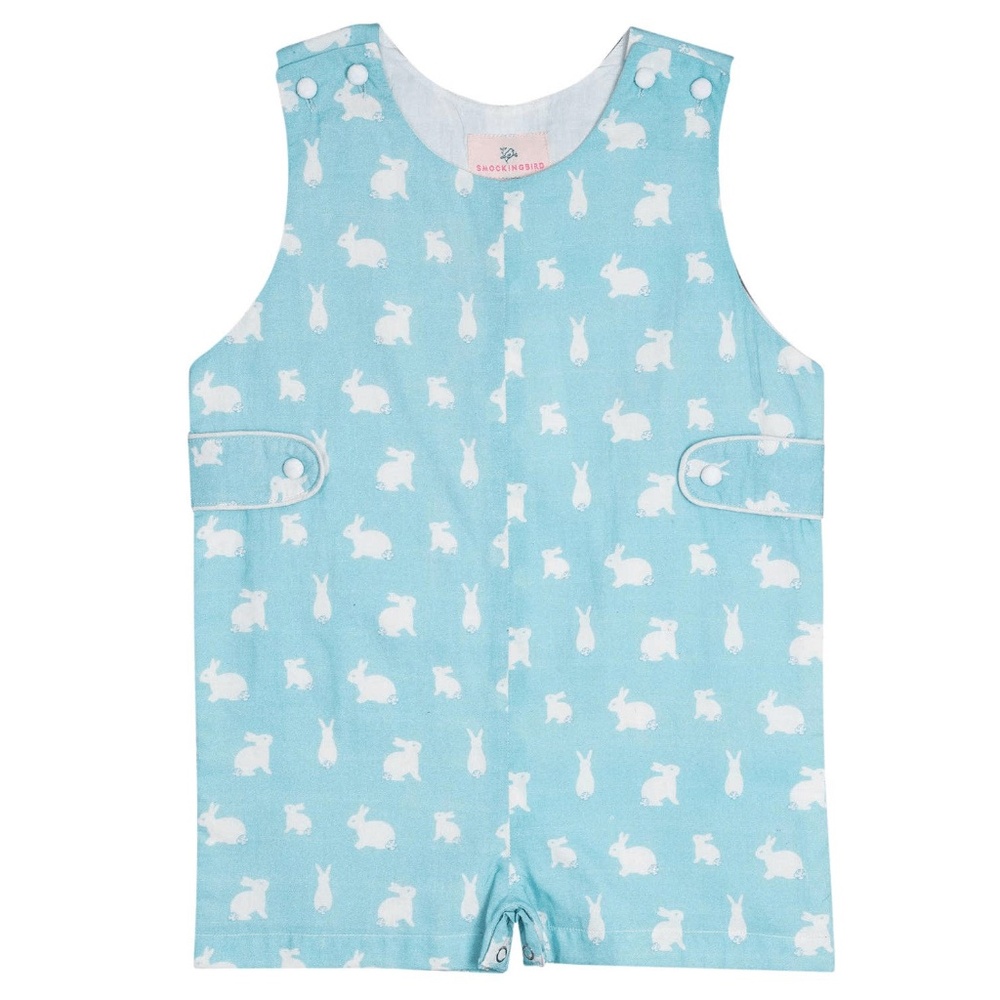 NWT Hoppy Bunny Blue Shortall